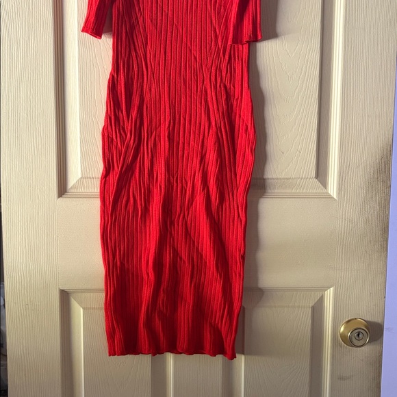 Guess Vibrant Red Knit Dress - Picture 2 of 5